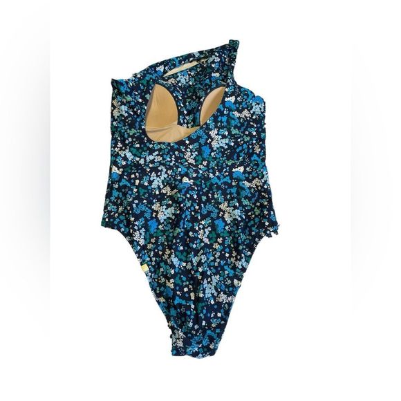 Summersalt sidestroke blue wildflower one piece bathing suit size 6 - Picture 3 of 7